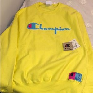 Champion Reverse Weave Crewneck Chenille logo